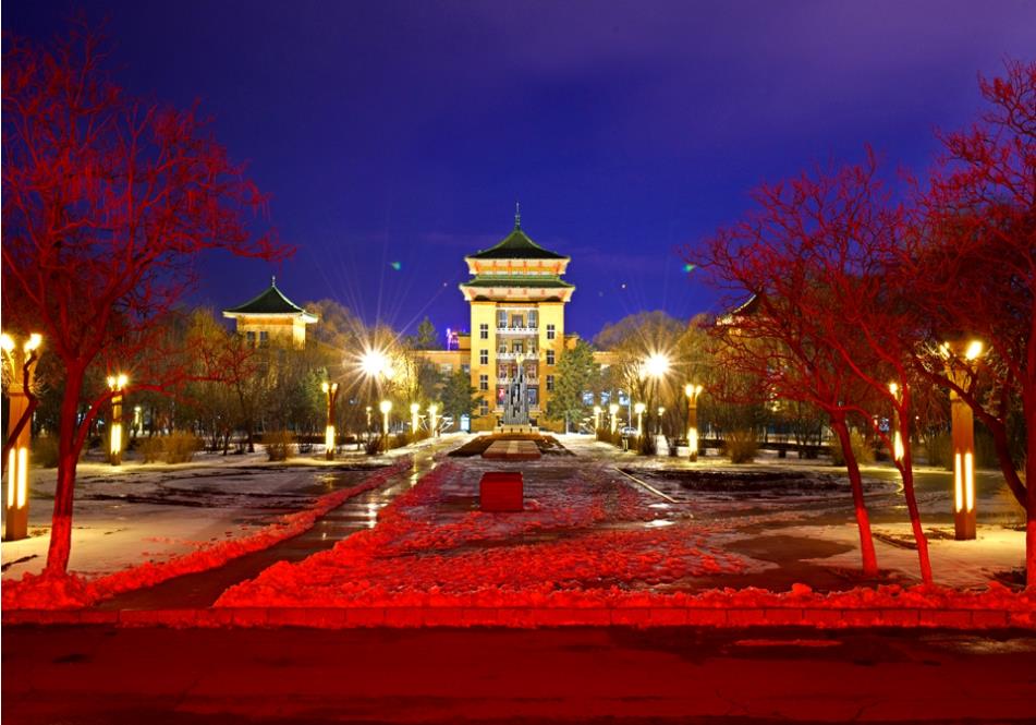 吉林农业大学风景图图片