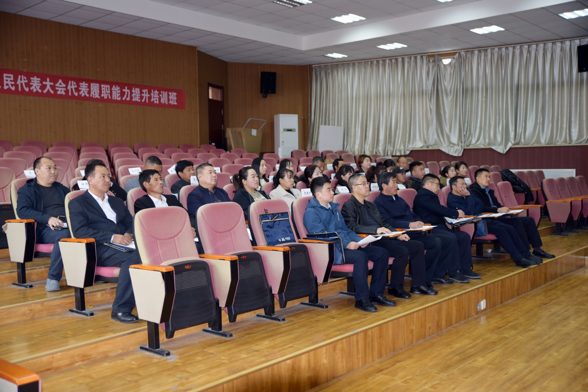 岷县第十七届人民代表大会代表履职能力提升培训班开班