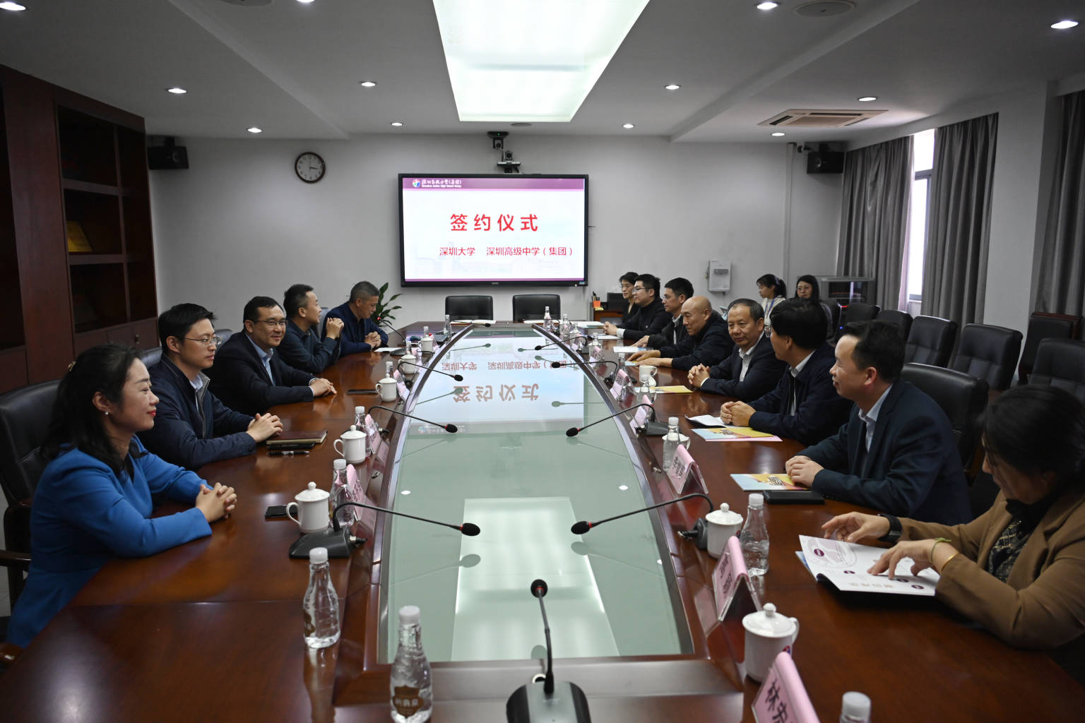 深圳大学与深圳高级中学共建实习基地